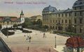 Darmstadt, Hessen: Paradeplatz mit Museum, Theater und Schloss
