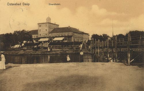 Deep, Ostseebad, Pommern: Strandhotel