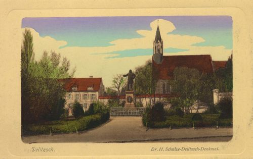 Delitzsch, Sachsen: Schulze-Delitzsch-Denkmal