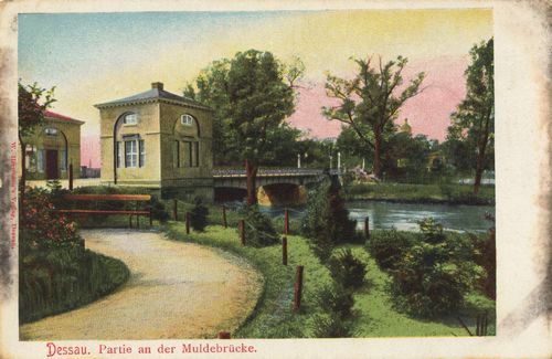 Dessau, Sachsen-Anhalt: Muldebrcke