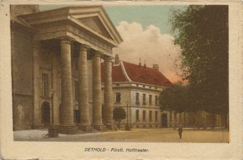 Detmold, Nordrhein-Westfalen: Fürstl. Hoftheater