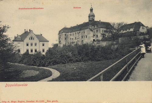 Dippoldiswalde, Sachsen: Bezirkssteuereinnahme und Schloss