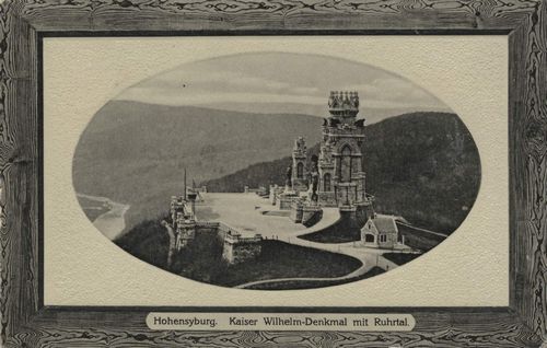 Dortmund, Nordrhein-Westfalen: Kaiser-Wilhelm-Denkmal mit Ruhrtal