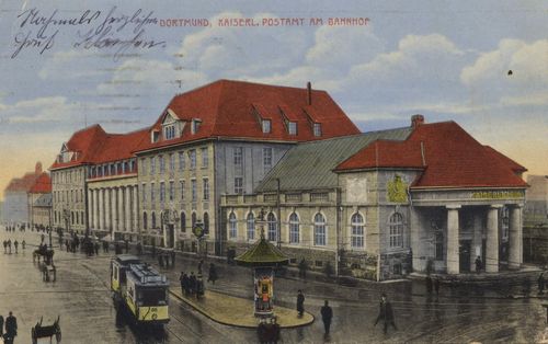 Dortmund, Nordrhein-Westfalen: Postamt am Bahnhof