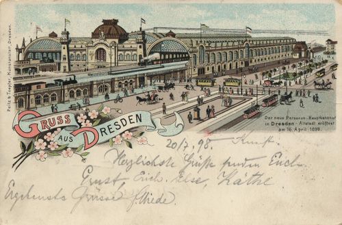 Dresden, Sachsen: Bahnhof [4]