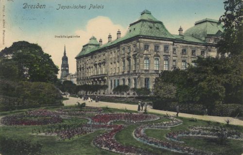Dresden, Sachsen: Japanisches Palais; Dreiknigskirche