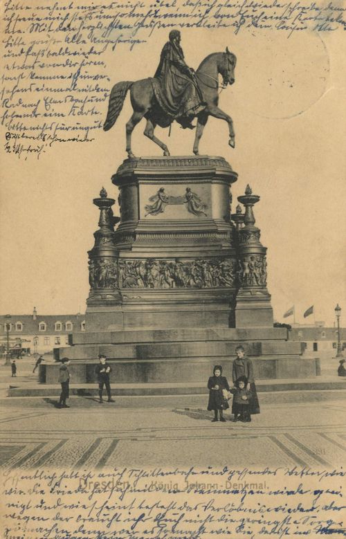 Dresden, Sachsen: König-Johann-Denkmal