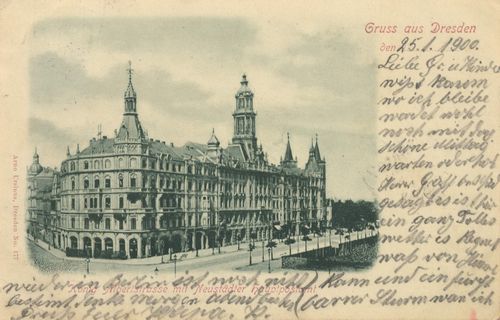 Dresden, Sachsen: Neustädter Postamt