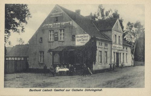Dhringshof, Ostbrandenburg: Gasthof Berthold Liebsch