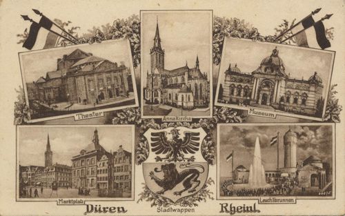 Dren (Rhld.), Nordrhein-Westfalen: Theater; Annenkirche; Museum