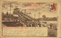 Düsseldorf, Nordrhein-Westfalen: Gewerbe- und Industrie-Ausstellung 1902, Wasserrutschbahn, Vergnügungspark