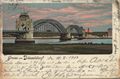 Düsseldorf, Nordrhein-Westfalen: Rheinbrücke