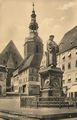 Eisleben, Sachsen-Anhalt: Marktplatz mit Lutherdenkmal