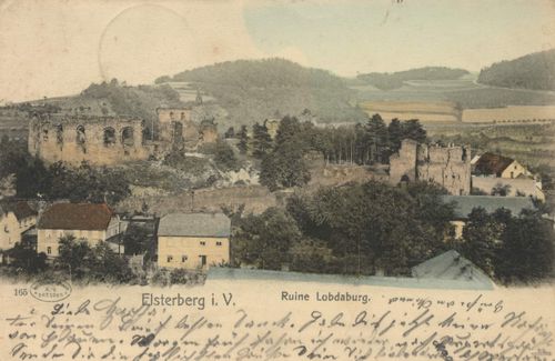 Elsterberg i. Vgtl., Sachsen: Ruine Lobdaburg