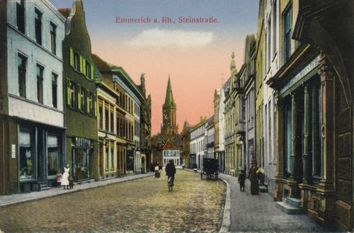 Emmerich, Nordrhein-Westfalen: Stadtansicht, Steinstrae