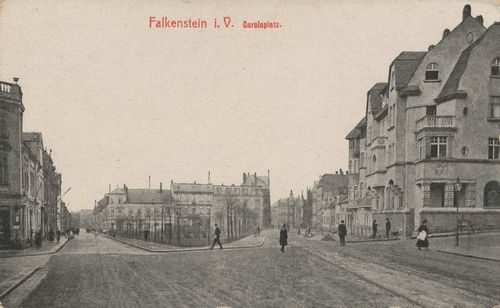 Falkenstein (Vgtl.), Sachsen: Carolaplatz