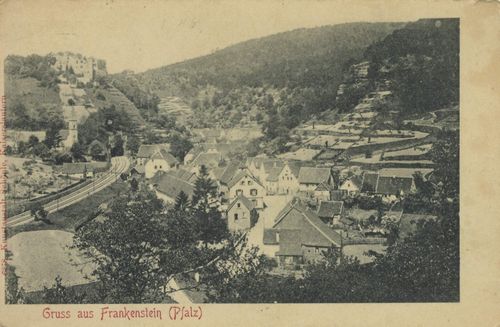 Frankenstein (Bergstr.), Rheinland-Pfalz: Stadtansicht