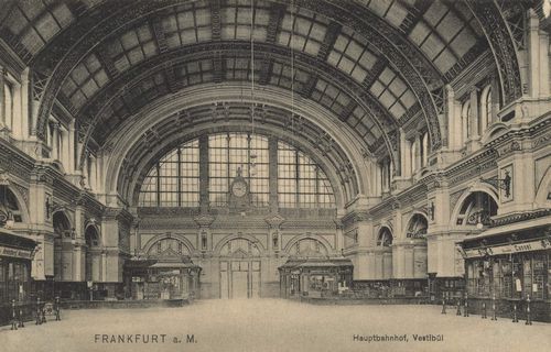 Frankfurt a. Main, Hessen: Bahnhof, Vestibl