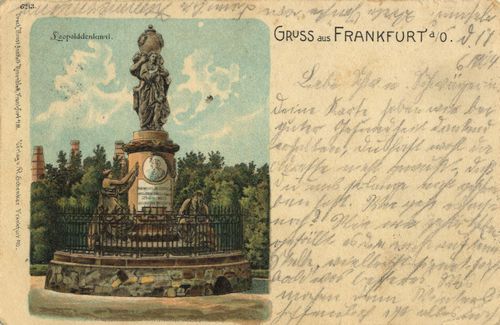Frankfurt a. Oder, Brandenburg: Leopolddenkmal