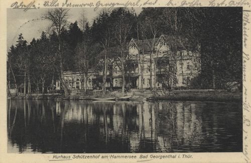 Georgenthal, Thringer Wald, Thringen: Kurhaus Schtzenhof am Hammersee