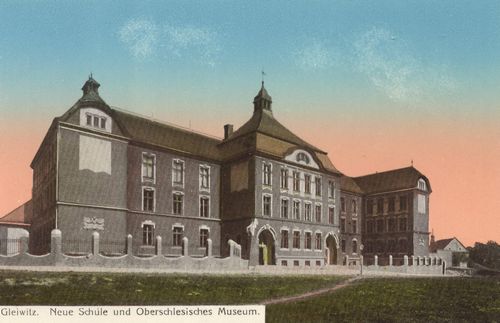 Gleiwitz, Schlesien: Neue Schule und Oberschlesisches Museum