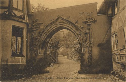 Goslar, Niedersachsen: Altes Tor zum Brankenberger Kloster