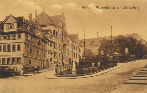 Gotha, Thringen: Wasserknste am Schlossberg [4]