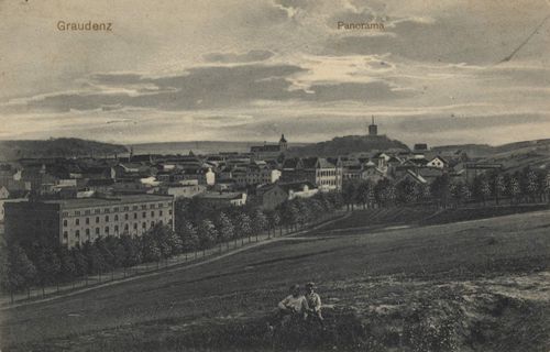 Graudenz, Westpreuen: Ausblick vom Schlossberg