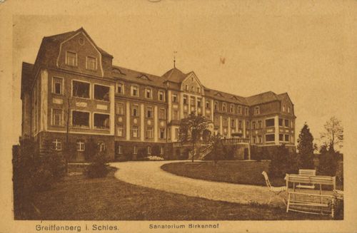 Greiffenberg, Schlesien: Sanatorium Birkenhof