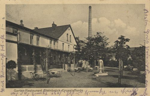 Gro Lafferde, Niedersachsen: Gartenrestaurant Steinbrck-Grosslafferde