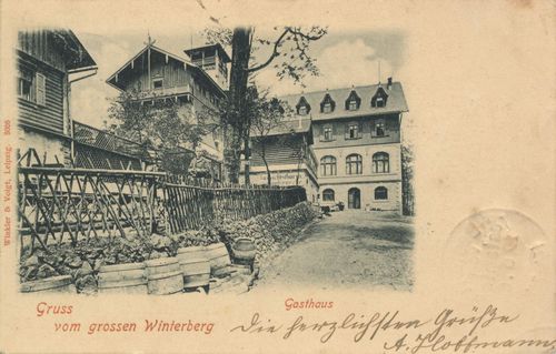 Groer Winterberg (Berg), Sachsen: Gasthaus