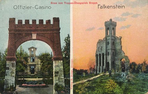 Gruppe, Westpreuen: Truppenbungsplatz, Offizierskasino; Falkenstein