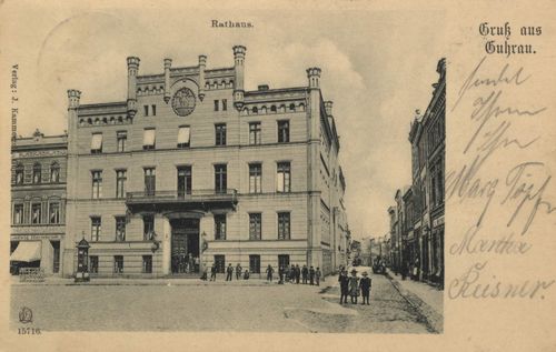 Guhrau, Schlesien: Rathaus