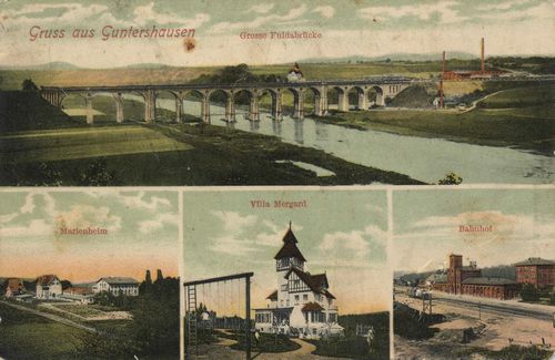 Guntershausen, Hessen: Groe Fuldabrcke; Marienheim; Villa Mergard