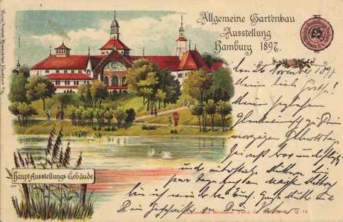 Hamburg, Hamburg: Allgemeine Gartenbau-Ausstellung 1897, Haupt-Ausstellungsgebude [2]