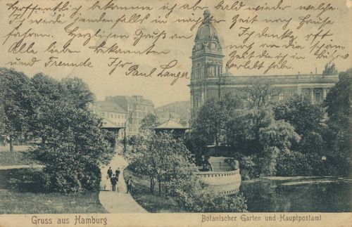 Hamburg, Hamburg: Botanischer Garten und Postamt