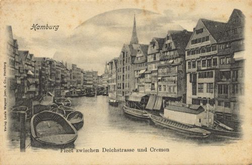 Hamburg, Hamburg: Fleet zwischen Deichstrae und Cremon