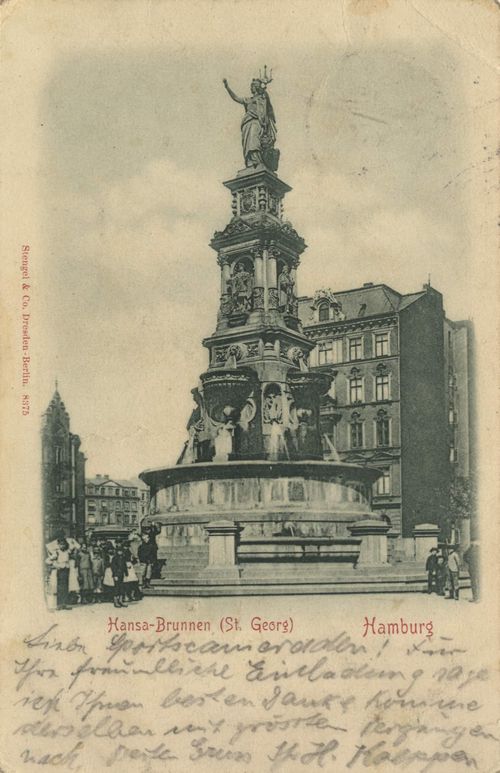 Hamburg, Hamburg: Hansabrunnen (St. Georg)