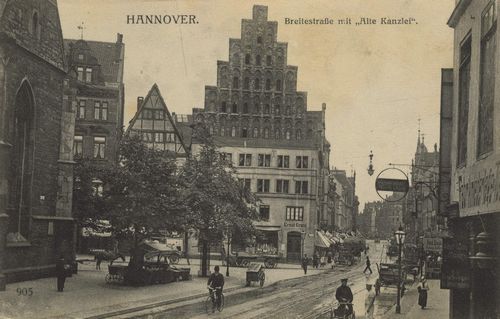 Hannover, Niedersachsen: Breitestrae mit Alte Kanzlei