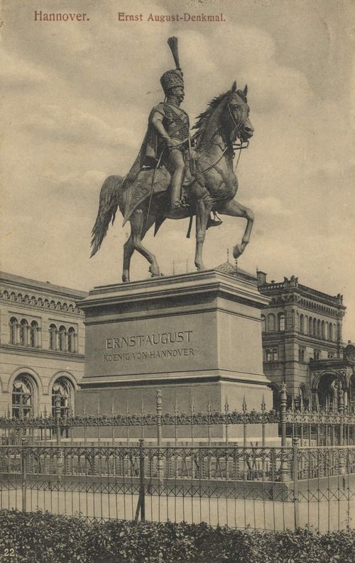 Hannover, Niedersachsen: Ernst-August-Denkmal