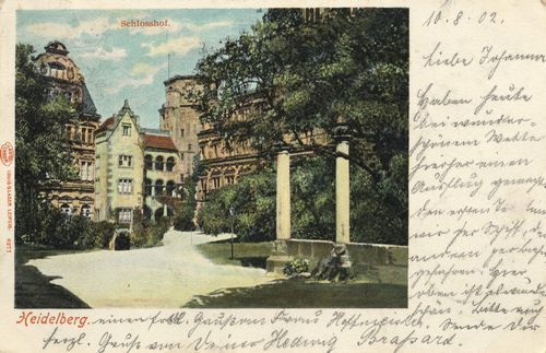 Heidelberg, Baden-Wrttemberg: Schlosshof