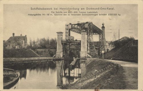 Henrichenburg, Nordrhein-Westfalen: Schiffshebewerk am Dortmund-Ems-Kanal [2]