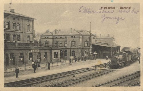 Herbesthal, Belgien: Bahnhof