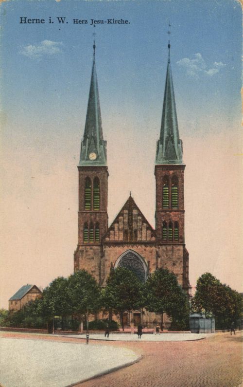 Herne, Nordrhein-Westfalen: Herz-Jesu-Kirche