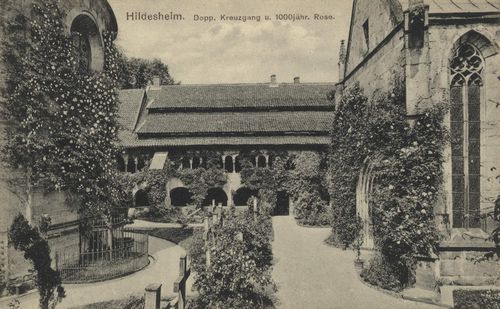 Hildesheim, Niedersachsen: Doppelter Kreuzgang und 1000-jhrige Rose