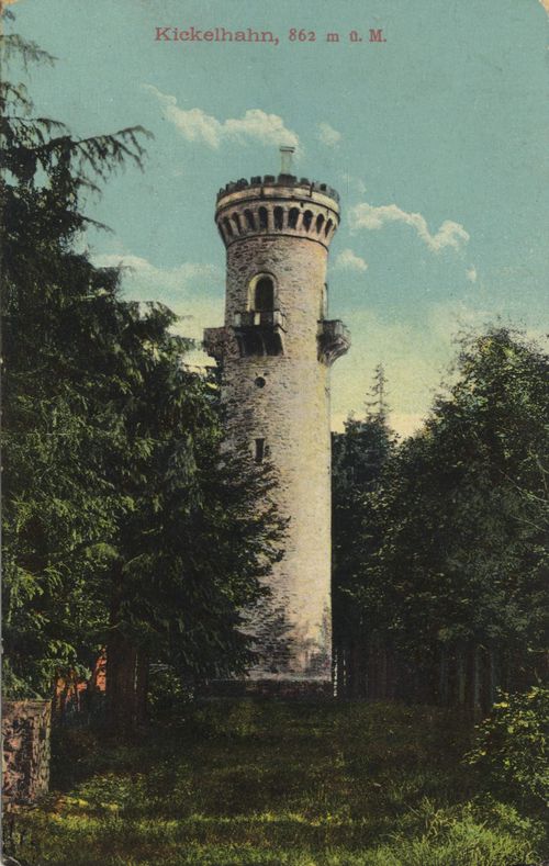 Ilmenau, Thringen: Turm auf dem Kickelhahn