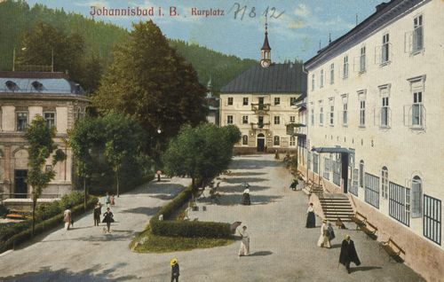 Johannisbad (CZ), Tschechien: Kurplatz