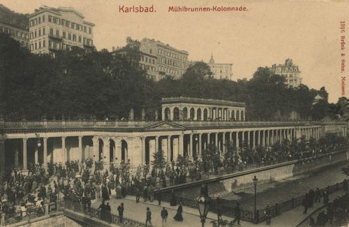 Karlsbad (CZ), Tschechien: Mhlbrunnen-Kolonnade