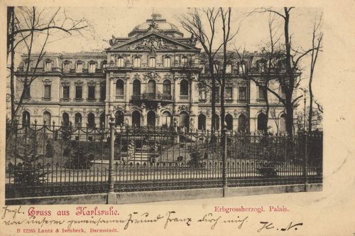 Karlsruhe, Baden-Wrttemberg: Erbgroherzogliches Palais