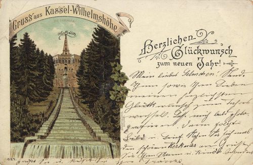 Kassel, Hessen: Schlosspark Wilhelmshhe (Kaskaden)